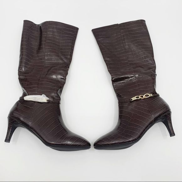 Karen Scott Croc Boots - Picture 3 of 9